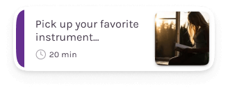 Pick up your favorite
                                                    instrument