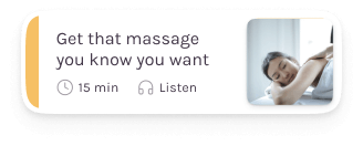 Get that massage you
                                                    know
                                                    you want