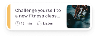 Challenge yourself to a
                                                    new
                                                    fitness class